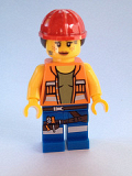 LEGO tlm009 Gail the Construction Worker - Minifig only Entry